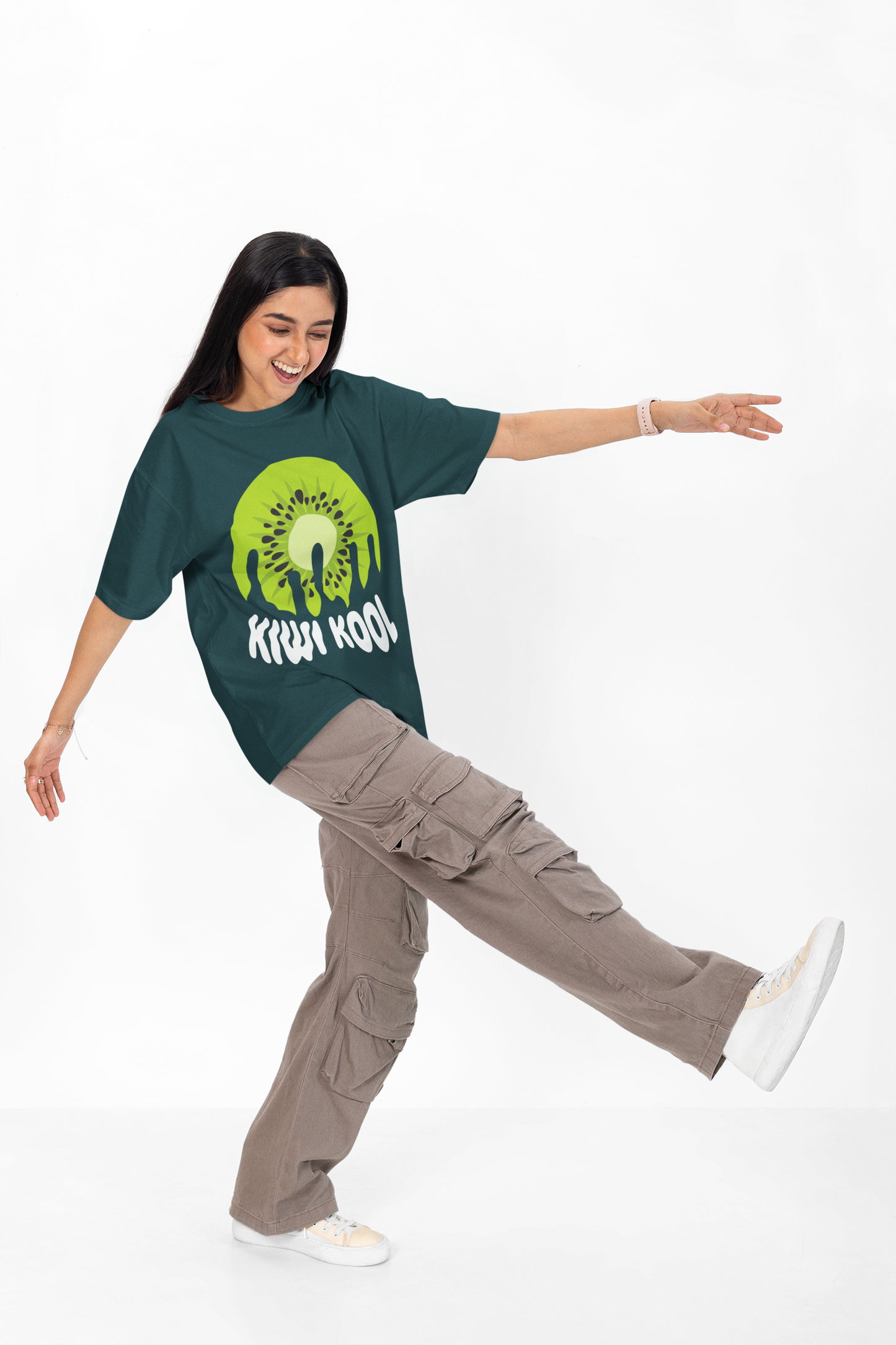Kiwi Kool Urban Funk Oversized T-shirt (F)