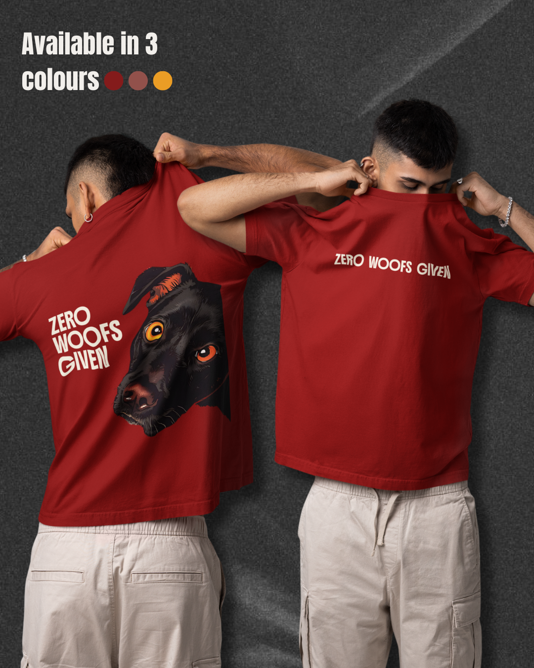 Zero Woofs Given – Bold Dog Graphic Tee (Unisex)