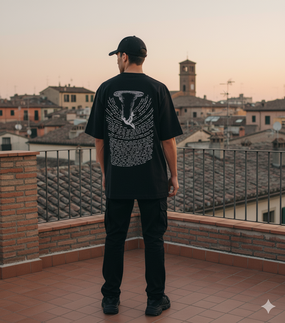 Into The Void – Oversized Heavy Cotton Tee