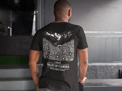 Valley of Flowers UNESCO Site Souvenir Tee