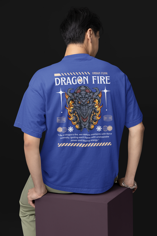 Dragon Fire Urban Funk Oversized T-shirt