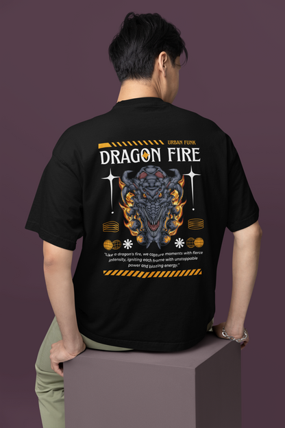 Dragon Fire Urban Funk Oversized T-shirt