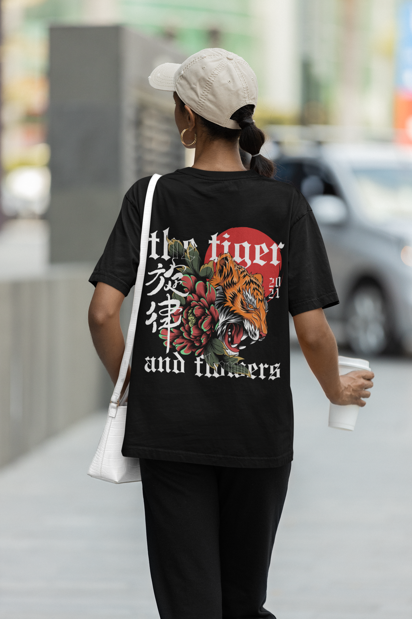 Tiger Urban Funk Oversized T-shirt (F)