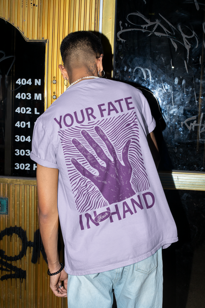 "FATE//HAND" Oversized Graphic Tee