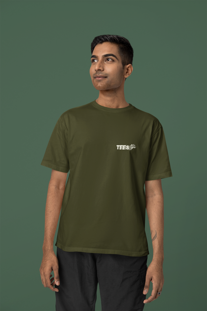 Zero To Deadly In Seconds - Olive Oversized Tee