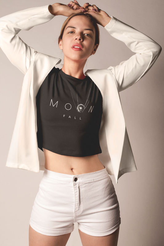 Moon Fall Minimal Crop Tee