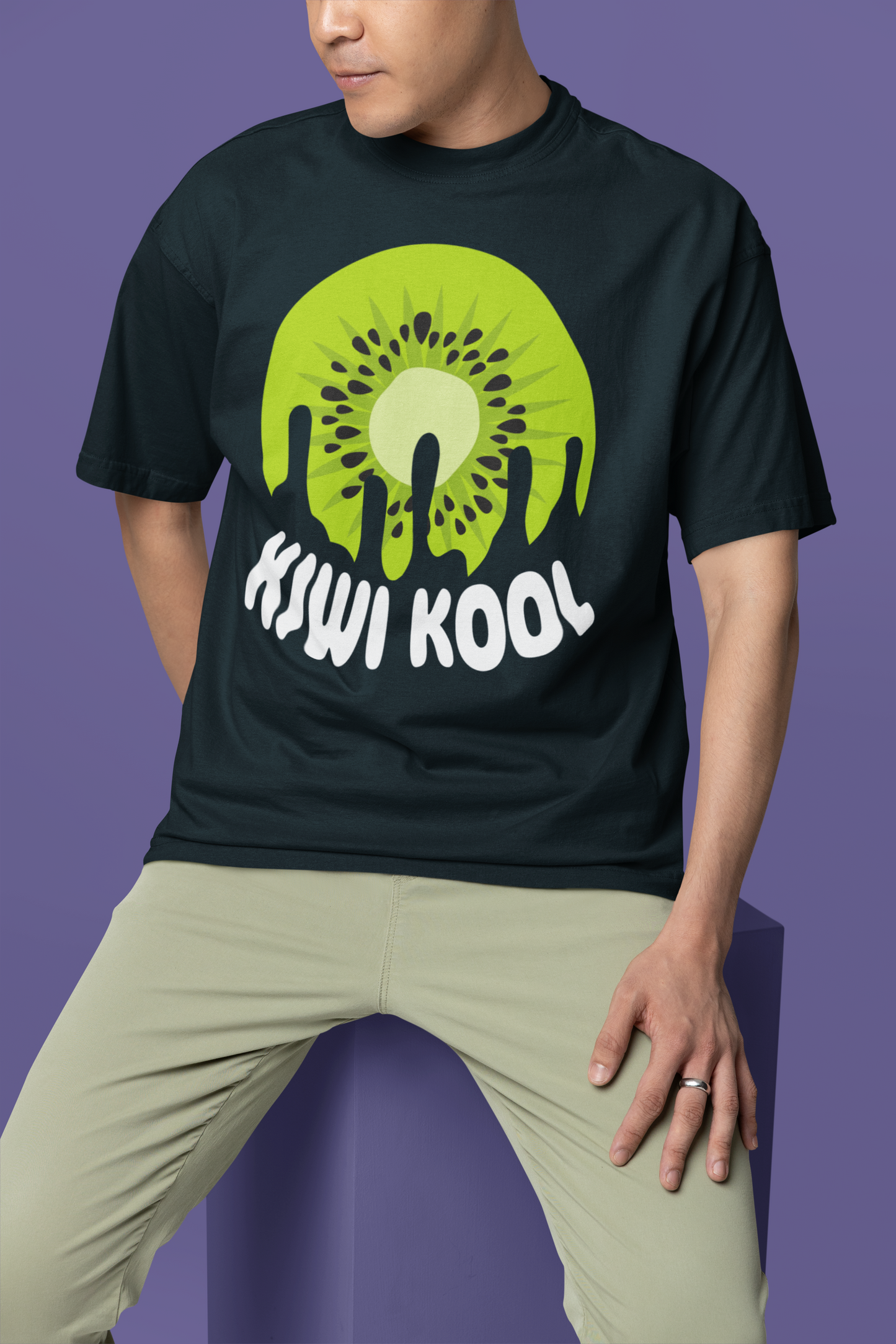 Kiwi Kool Urban Funk Oversized T-shirt (M)