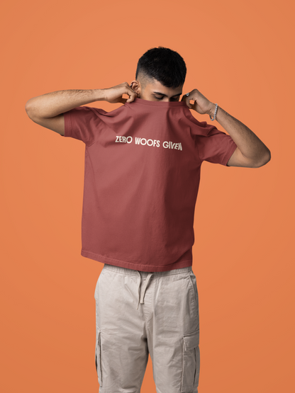 Zero Woofs Given – Bold Dog Graphic Tee (Unisex)