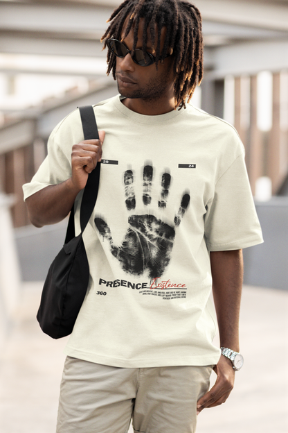 "Existence Presence" Oversized Graphic T-Shirt