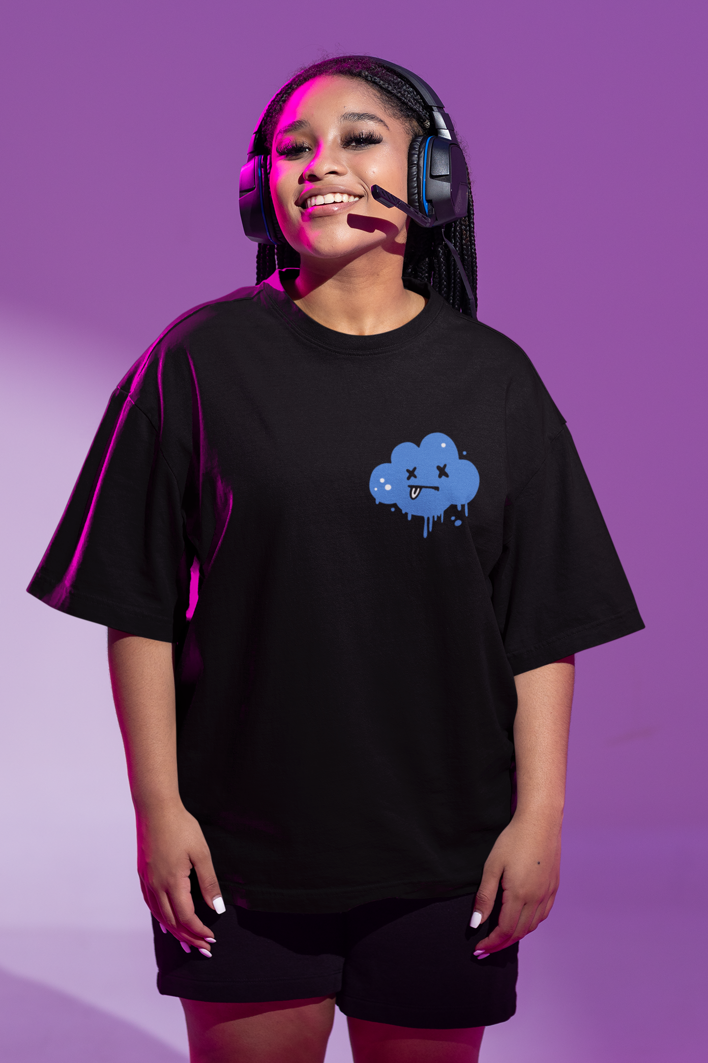 Leave Me Alone – Graffiti Oversized T-shirt