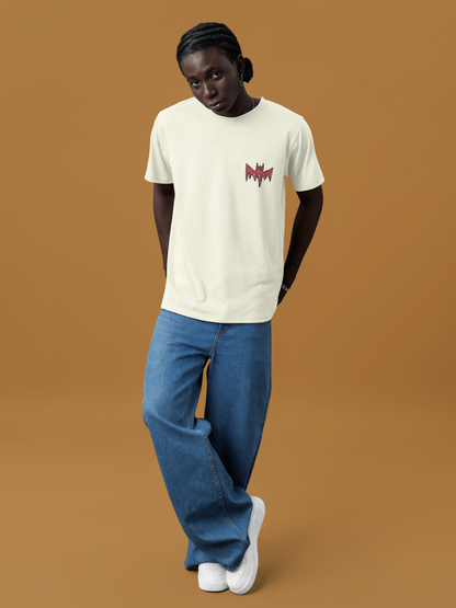 Street Graffiti Bat Oversized Tee