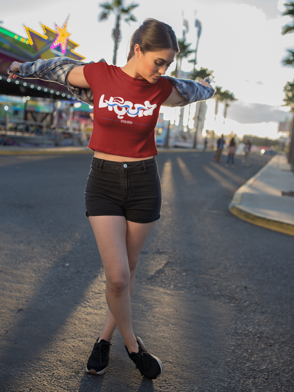 Liquid Stylish Crop Top Tee