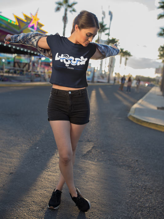 Liquid Stylish Crop Top Tee